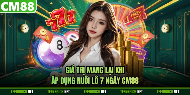 Giá trị mang lại khi áp dụng nuôi lô 7 ngày CM88